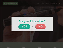 Tablet Screenshot of marijuanapens.com
